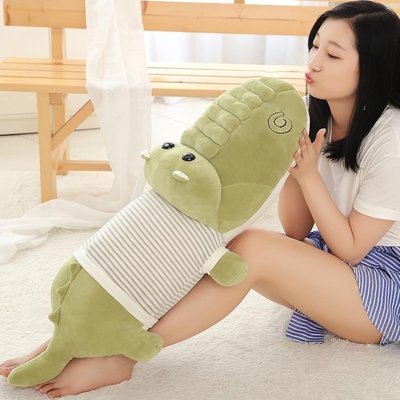 熱賣中 鱷魚公仔毛絨玩具睡覺抱枕頭可愛萌韓國搞怪大玩偶女生娃娃禮物