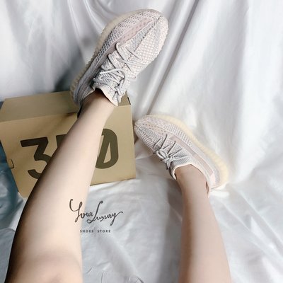 【Luxury】Adidas YEEZY BOOST 350 V2 SYNTH  淡粉紅色調 反光鞋帶 亞州限定色