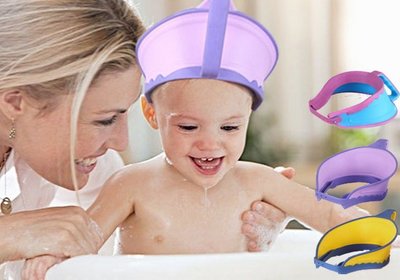 【最新一代加強版兒童洗頭帽】浴帽 老人洗頭帽 兒童老人可調節洗頭帽 寶寶洗髮沐浴洗澡必備帽 NFO