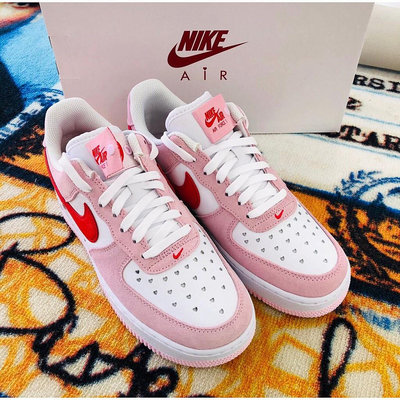 Nike Air Force 1 QS“Valentines Day”粉色 情人節 休閒鞋DD3384-600