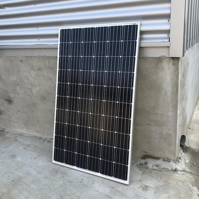 單晶硅300w太陽能發電板并網充電板家用離網光伏發電12v24v電池板