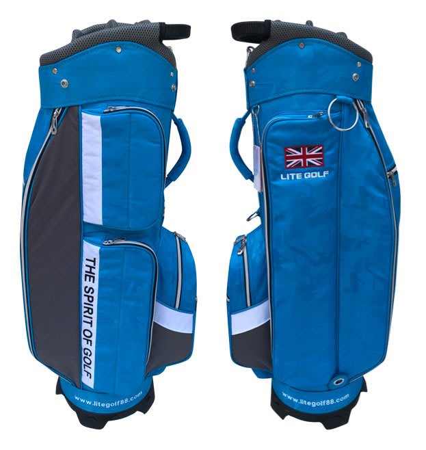 【飛揚高爾夫】 Lite TA-5668 Cart Bag 9吋 ,迷彩淡藍 球袋