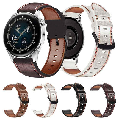 熱銷 適用於華為 Watch GT 3 Pro 46mm Smartwatch 手鍊腕帶的 22mm 皮革錶帶, 適用於