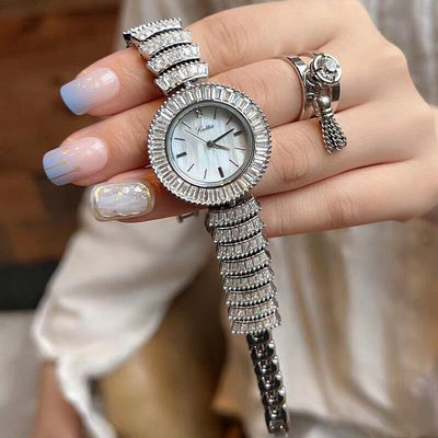 熱銷 詩高迪手鏈手錶腕錶女士滿天星滿鉆貝母面輕奢時尚潮流高級感女錶246 WG047