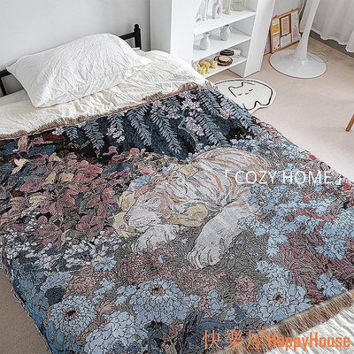 【現貨】COZY HOME 美式沙發毯 掛毯 單人沙發巾 針織線毯 牆壁裝飾毯背景布 床上蓋毯 沙灘巾 休閒毯毛毯 沙發