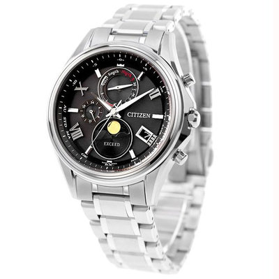 CITIZEN EXCEED 星辰錶 BY1020-61E 光動能 40mm 黑色面盤 藍寶石鏡面 鈦金屬錶帶