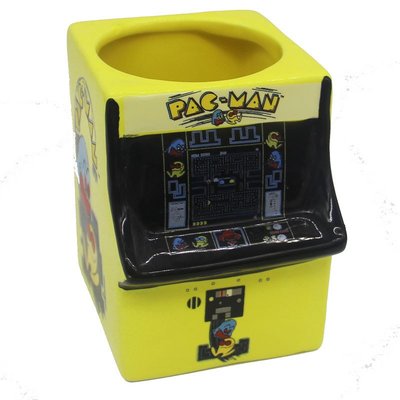 [現貨]遊戲機造型馬克杯 小精靈Pac-Man 懷舊 8bit復古遊戲 吃豆人 咖啡水杯趣味 創意惡搞趣味創意生日送禮