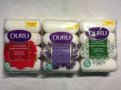 土耳其 DURU 植粹保濕香皂 85gx4入
