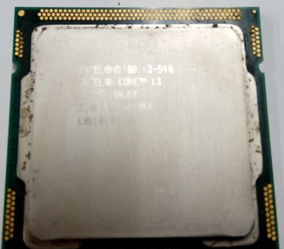 【大武郎】Intel 二手CPU INTEL CORE i3-540 3.06GHZ/4M/09A 雙核心 CPU