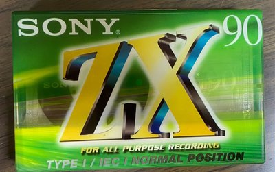 SONY ZX60 60分鐘 錄音帶 空白帶 空白錄音帶 全新未拆