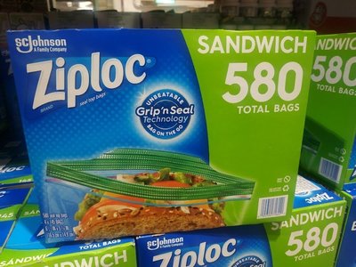 ZIPLOC 可封式三明治保鮮袋