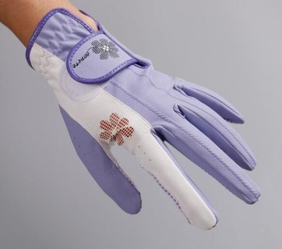 高爾夫手套女雙手 彈力透氣防滑薄款 白 粉 紫 紅 2820jpyx