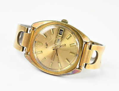 《玖隆蕭松和 挖寶網F》B倉 ENICAR 英納格 日期錶 無字錶 手錶 腕錶 機械錶 (07738)
