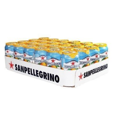 (漾霓)-代購~San Pellegrino 聖沛黎洛 氣泡水果飲料 甜橙口味330毫升X24罐-108310(代購商品