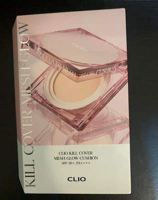 CLIO 珂莉奧 玫瑰精萃亮采氣墊粉餅SPF50+,PA++++再加一個蕊芯