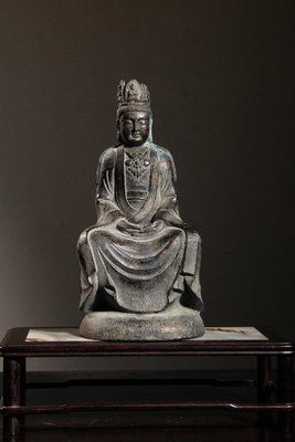 清代 大清乾隆年制款 銅鑄觀音菩薩造像