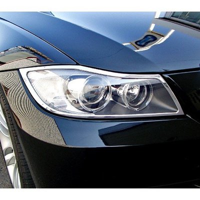【JR佳睿精品】BMW 3系列 E90 320 323 05-08 鍍鉻大燈框 前燈框 頭燈 飾條 改裝 台灣製