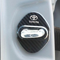 豐田 TOYOTA VIOS RAV4 CHR CAMRY ALTIS 碳纖維門鎖扣 車門保護蓋-概念汽車
