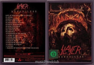 音樂居士新店#殺手樂隊 Slayer Repentless Live at Wacken 2014 () DVD