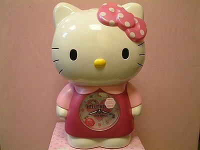 土城 三隻米蟲 台灣製 Hello Kitty 凱蒂貓 鐘 鬧鐘 靜音 燈光 和弦音樂 限定版
