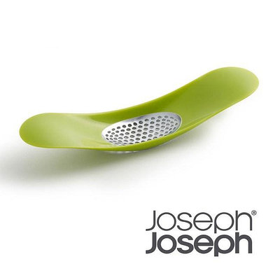 【書香世家】全新【【Joseph Joseph】好輕鬆壓蒜器-綠色】直購價368元，免掛號郵資不面交