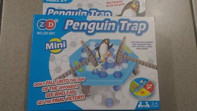 小羅玩具批發-迷你版 親子互動益智玩 擲骰子敲冰塊 冰塊積木 拯救企鵝破冰台桌遊 (ZD-001)