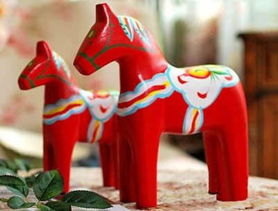 ZAKKA☆精品 北歐瑞典 神聖幸運物 紅色達拉木馬 幸運木馬 家居裝飾擺飾 木雕 模型 馬 餐廳氣氛佈置 禮物 道具