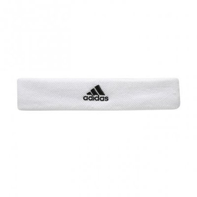 [MR.CH] Adidas 白色 基本款 髮帶 慢跑 運動彈性 頭巾 頭帶 髮飾S97911 S22006同款