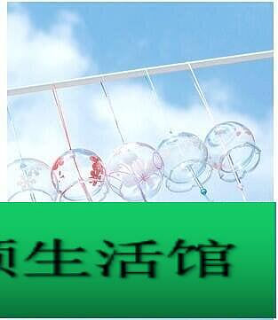 免運~全網最低價~日式玻璃櫻花風鈴鈴鐺創意臥室掛件冥想夏日和風掛飾門飾女生