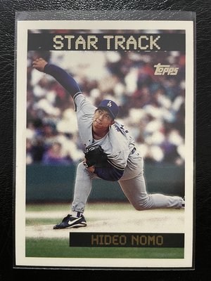 野茂英雄  1995 TOPPS #40T Hideo Nomo