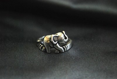 象泰泰 ❖ 大象純銀 戒指 925純銀飾品 RSI00034賣場還有耳環 項鍊 手鍊Baby彌月禮純銀飾