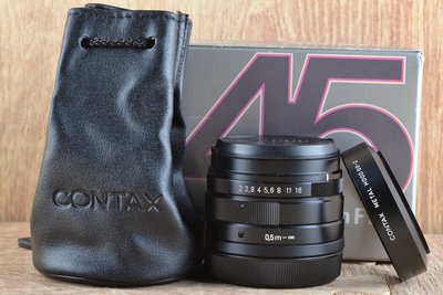 【品光攝影】CONTAX Planar T* Carl Zeiss 45mm F2 黑 G45 G鏡 #47820