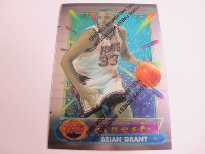 ~ Brian Grant ~ 1995年Finest RC  金屬新人NBA球卡 Rookie
