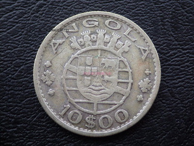 銀幣葡屬安哥拉1955年10埃斯庫多銀幣 外國銀幣
