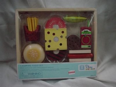 《達昇》木製~魔鬼沾~漢堡&amp;薯條玩具組(特價^_^)