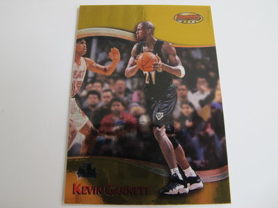 ~ Kevin Garnett ~ 狼王.灰狼隊/凱文·賈奈特 NBA球星.名人堂 球員卡 1999年金屬老卡