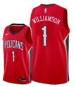 錫安·威廉森 (Zion Williamson) NBA2018全明星賽球衣  新奧爾良鵜鶘隊 1號 紅色