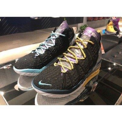 【正品】Nike LeBron 18 Reflections EP 黑紫  休閒 籃球 DB7644-003潮鞋
