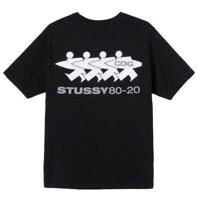 【潤資精品店】COMME des GARCONS CDG STUSSY SURFMAN 短T 聯名 LOGO 現貨