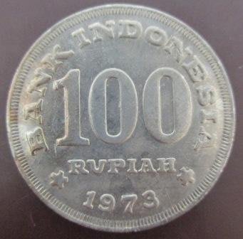 ~ INDONESIA 印尼 盧比 100RP1973年 500RP2000年*2 錢幣/硬幣三枚~