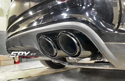 【SPY MOTOR】Porsche Cayenne E3 coupe 三層運動款尾飾管
