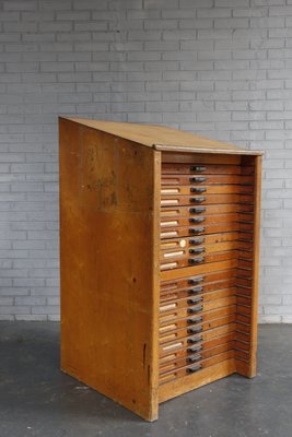 荷蘭古董鉛字櫃 by CROON 歐洲古董老件(05_MP-22)【小學樘_歐洲老家具】
