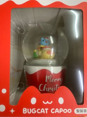 叔叔的麥*7-11 超商預購 CAPOO 貓貓蟲 咖波 咖波造型水晶球 聖誕款 水晶球 BUGCAT現貨