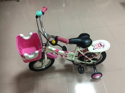 勝祥豐 兒童腳踏車 12吋童車 附輔助輪 粉紅色 台灣製