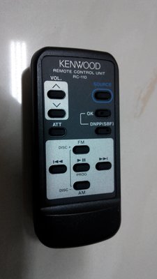 KENWOOD 汽車音響遙控器 RC-110 KENWOOD KDC-6009專用