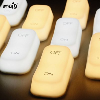 [MUID] ON-OFF 創意 開關燈 LED 小夜燈 高亮 夜燈 模式 兩檔光源設計