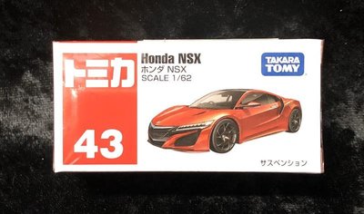 《GTS》TOMICA 多美小汽車 NO43 HONDA 本田 NSX 860037