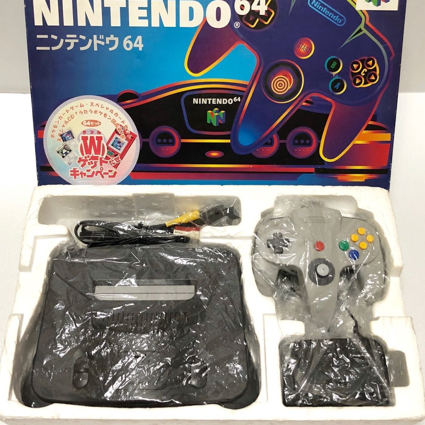 【任天堂 Nintendo 64】 N64 日製盒裝主機、遊戲x4 出售