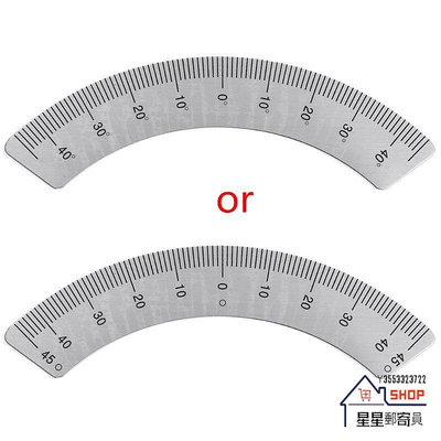 * 輕型量角器金屬合金銑床零件角板刻度尺【星星郵寄員】