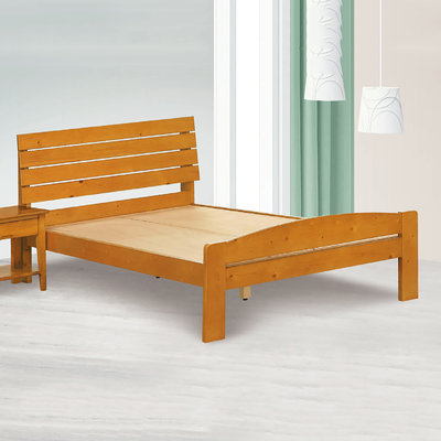 【在地人傢俱】21 利利購N-戴納香檜色實木3.5尺高腳單人床台/床架 YS151-5
